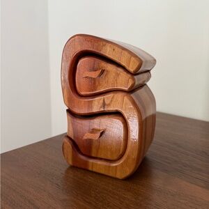 Handcrafted Wooden Bandsaw Jewelry Box